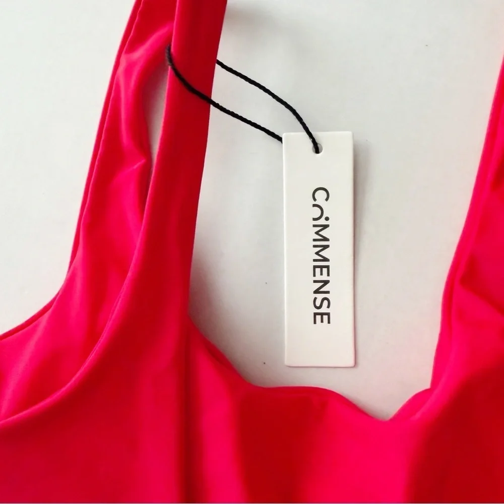 Commense Red Swimsuit Bathing Suit One Piece NEW swimwear